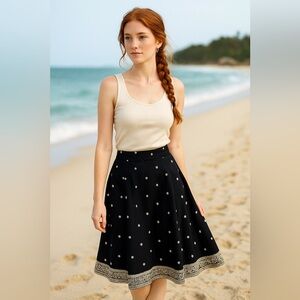 Gap Classic A-Line Cotton Skirt Size 4 | 28” Waist Workwear Lightweight